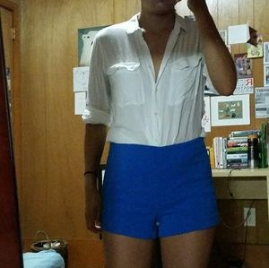 Forever 21 cobalt blue formal shorts